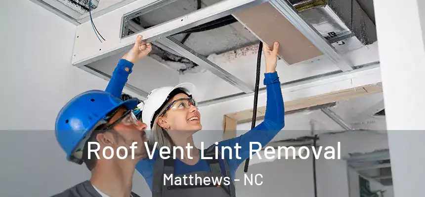 Roof Vent Lint Removal Matthews - NC